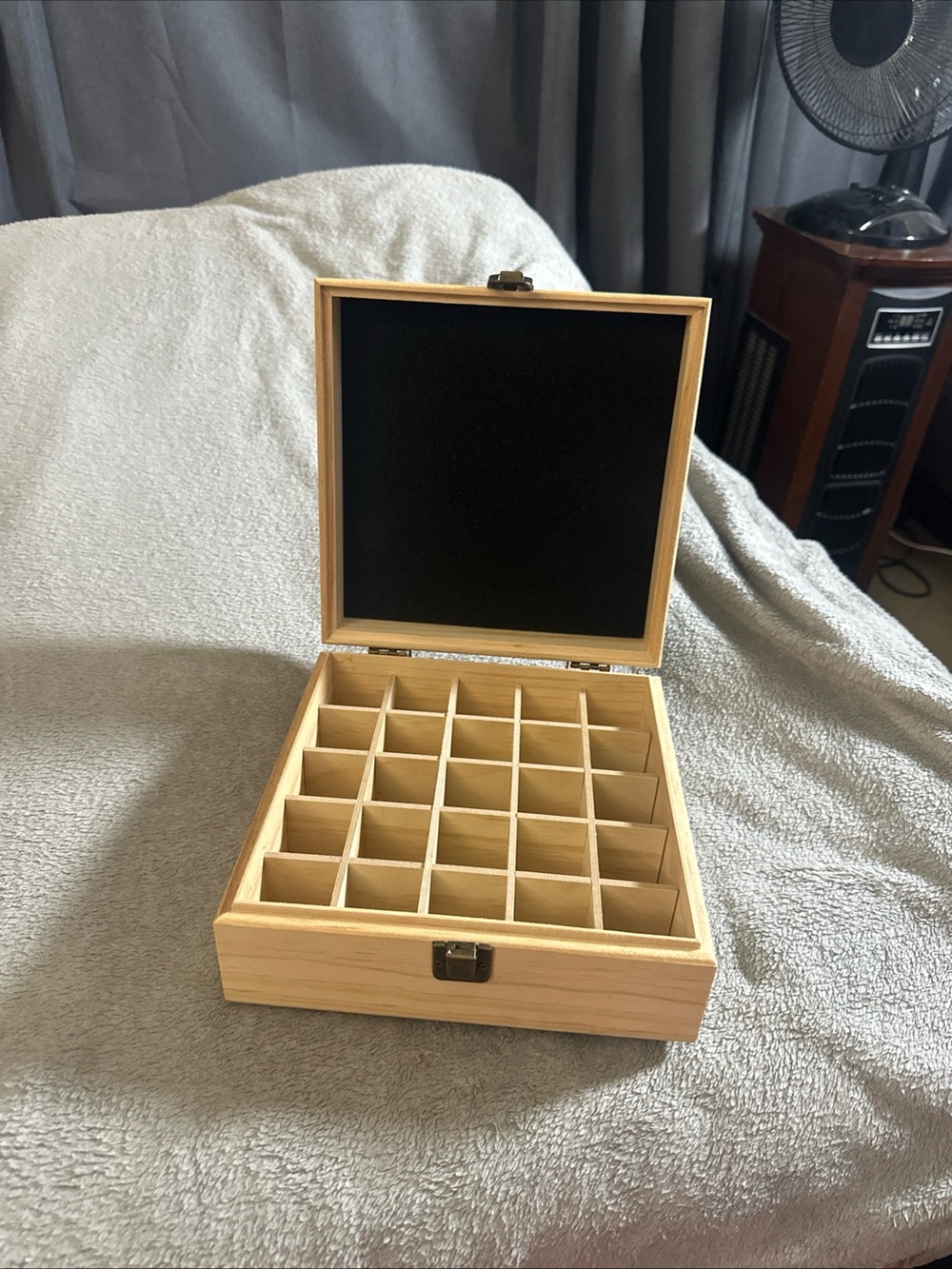 Wood  storage box